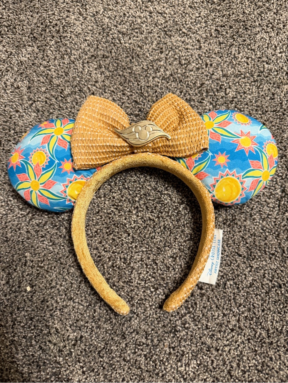 Disney Cruise Line Artist Showcase Minnie Mouse Ears Headband Lookout Cay
